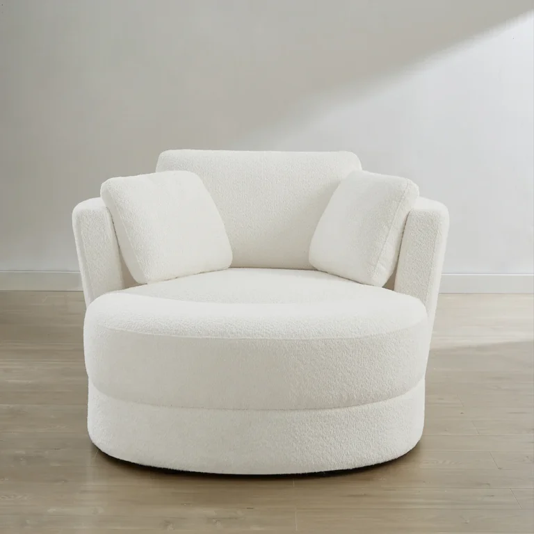 BRANDY SWIVEL CHAIR WITH OTTOMAN